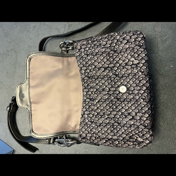 New coach python pattern two way crossbody bag - Picture 2 of 6